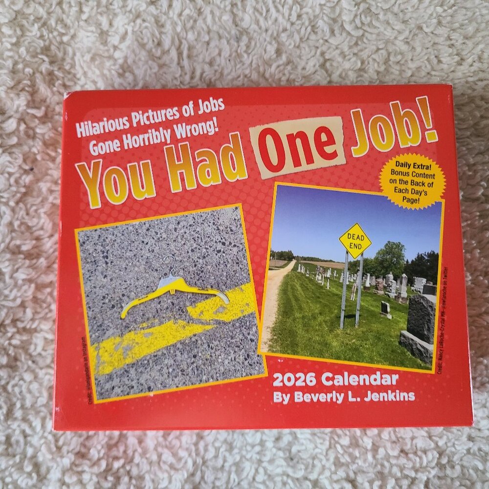 You Had One Job!  2026 Calendar
